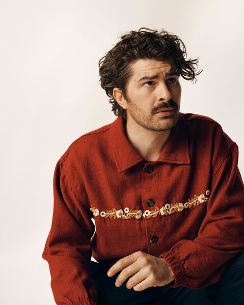 Paddy Young, SNL UK cast member and Weekend Update co-anchor, in his official cast portrait